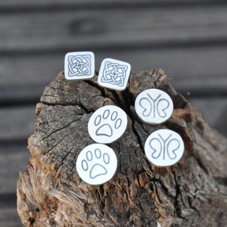 Motivstecker Schmetterling, Tatze, Keltischer Knoten